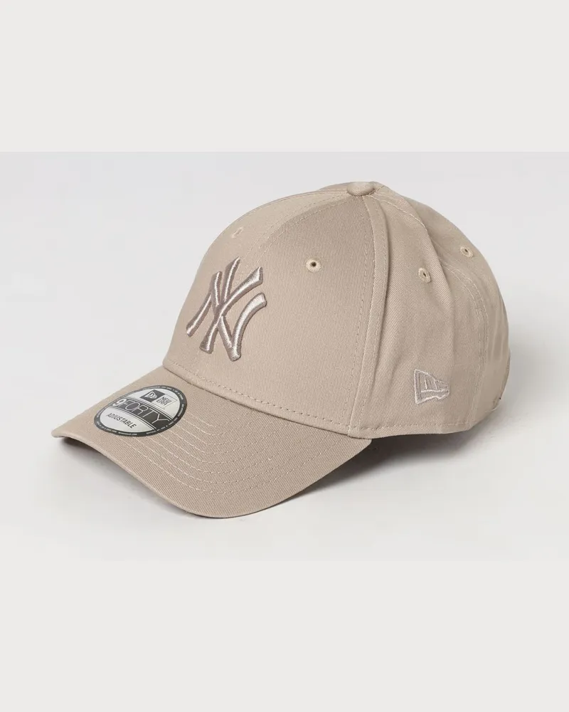 New Era 9Forty NY Yankees Baseballkappe aus Baumwolle mit gesticktem Logo Beige