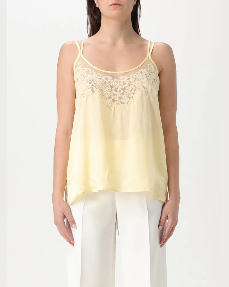 Twin-Set Top damen Gelb