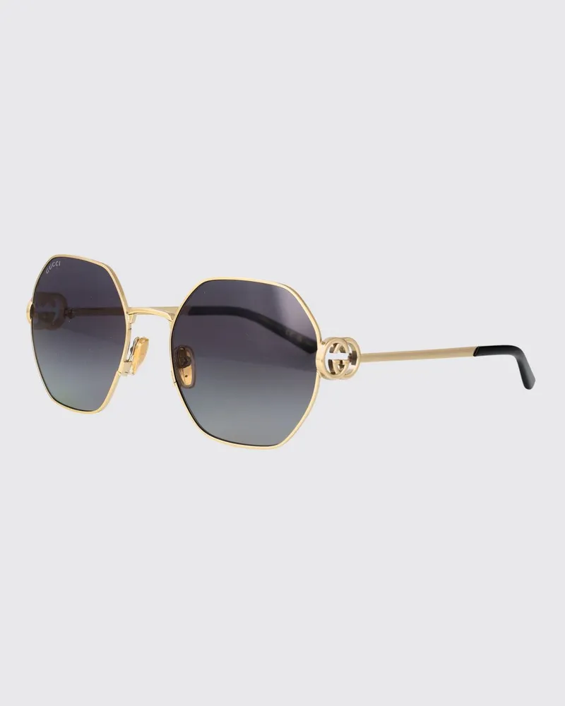 Gucci GG2046S Metallsonnenbrille Grau