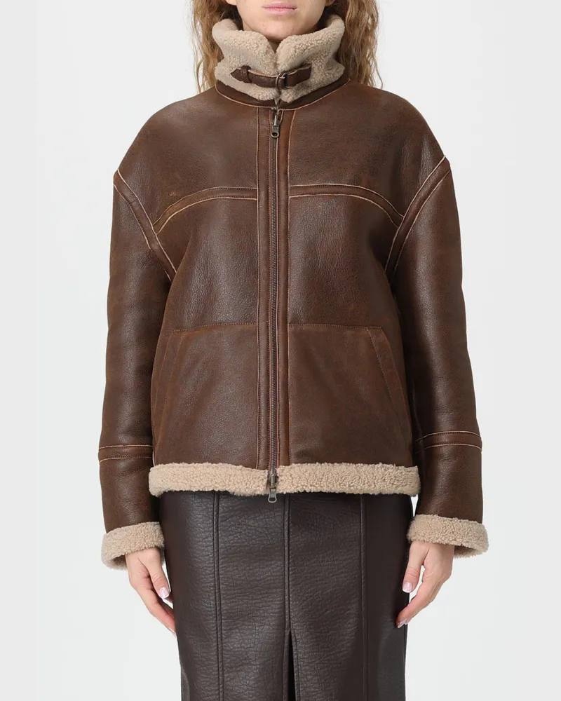 Salvatore Santoro Jacke damen Rostbraun