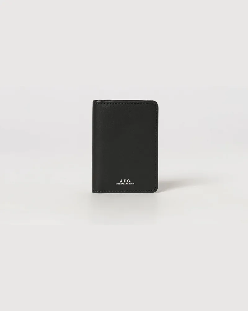 A.P.C. Portemonnaie herren Schwarz