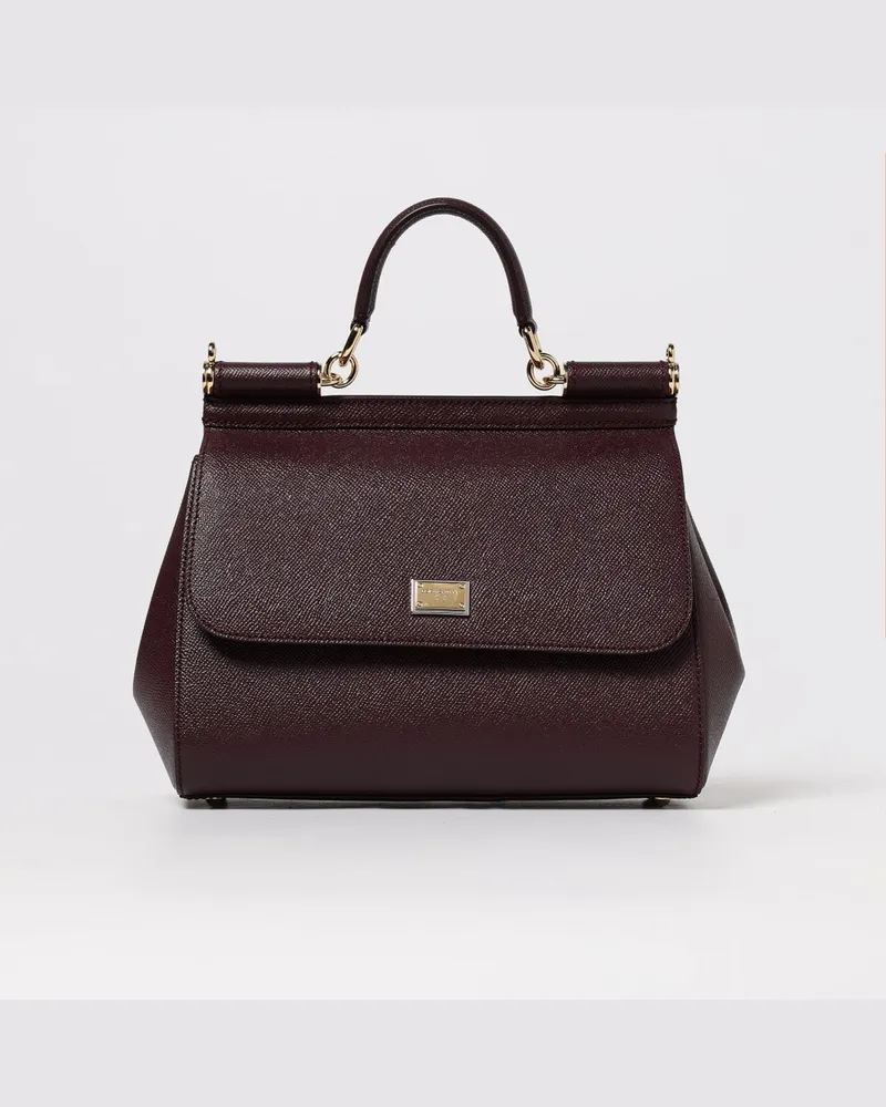 Dolce & Gabbana Schultertasche damen Dolce & Gabbana Weinrot