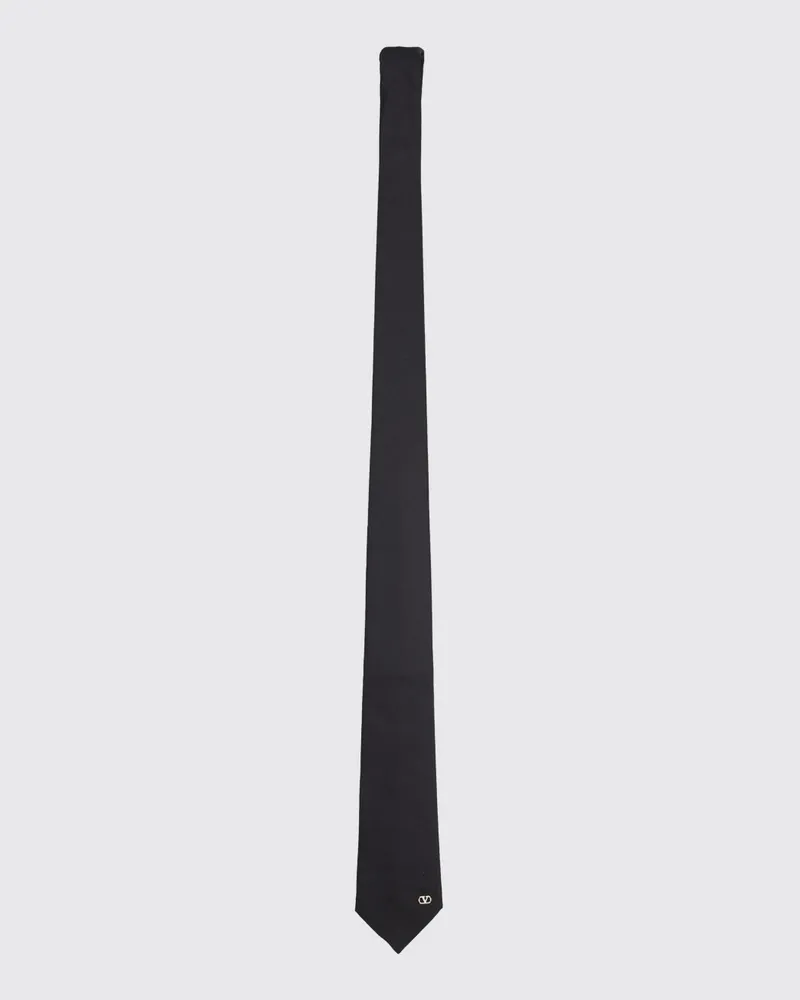 Valentino Garavani Krawatte VLogo Signature aus Seidentwill Schwarz