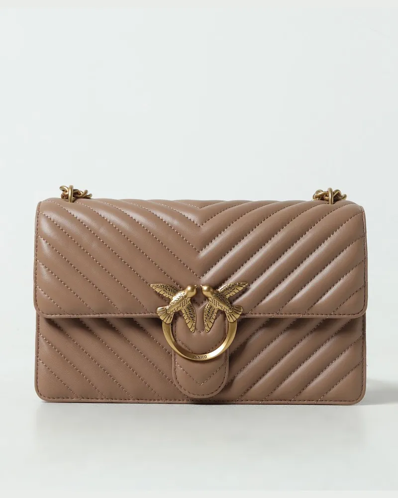Pinko Schultertasche damen Beige