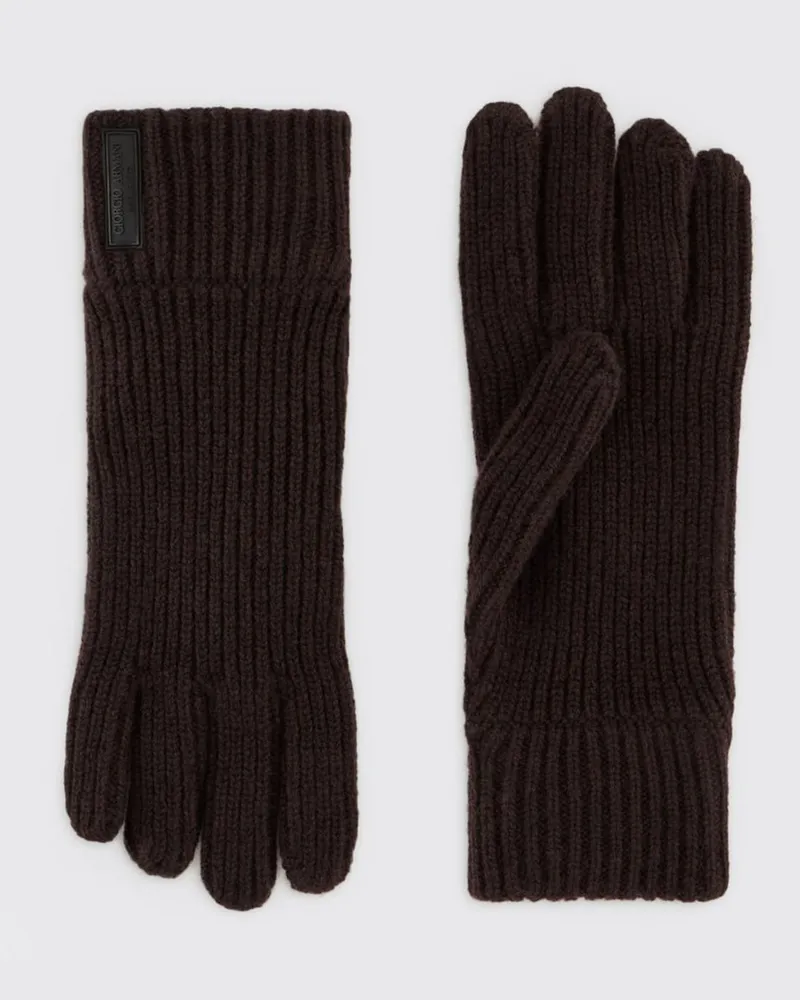 Giorgio Armani Handschuhe herren Braun