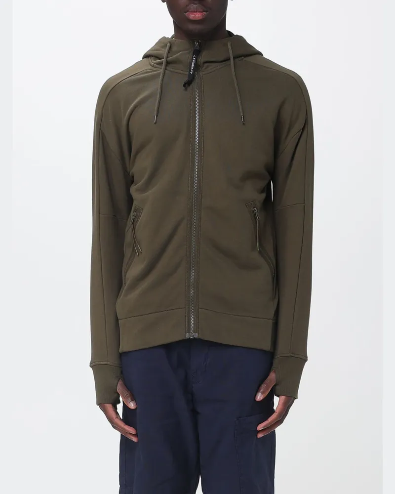 C.P. Company Baumwoll-Kapuzenpullover Grün