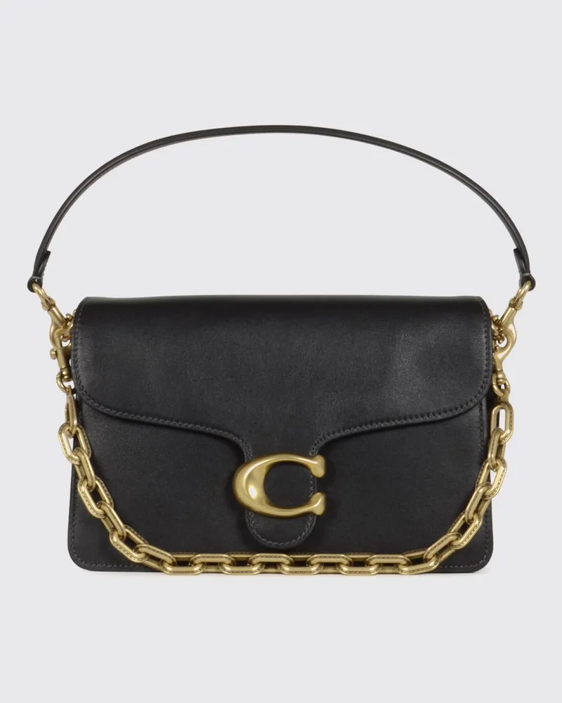 Coach Schultertasche damen Schwarz