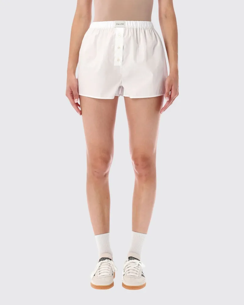 SPORTY & RICH SPORTY  RICH Shorts damen Sporty & Rich Weiß