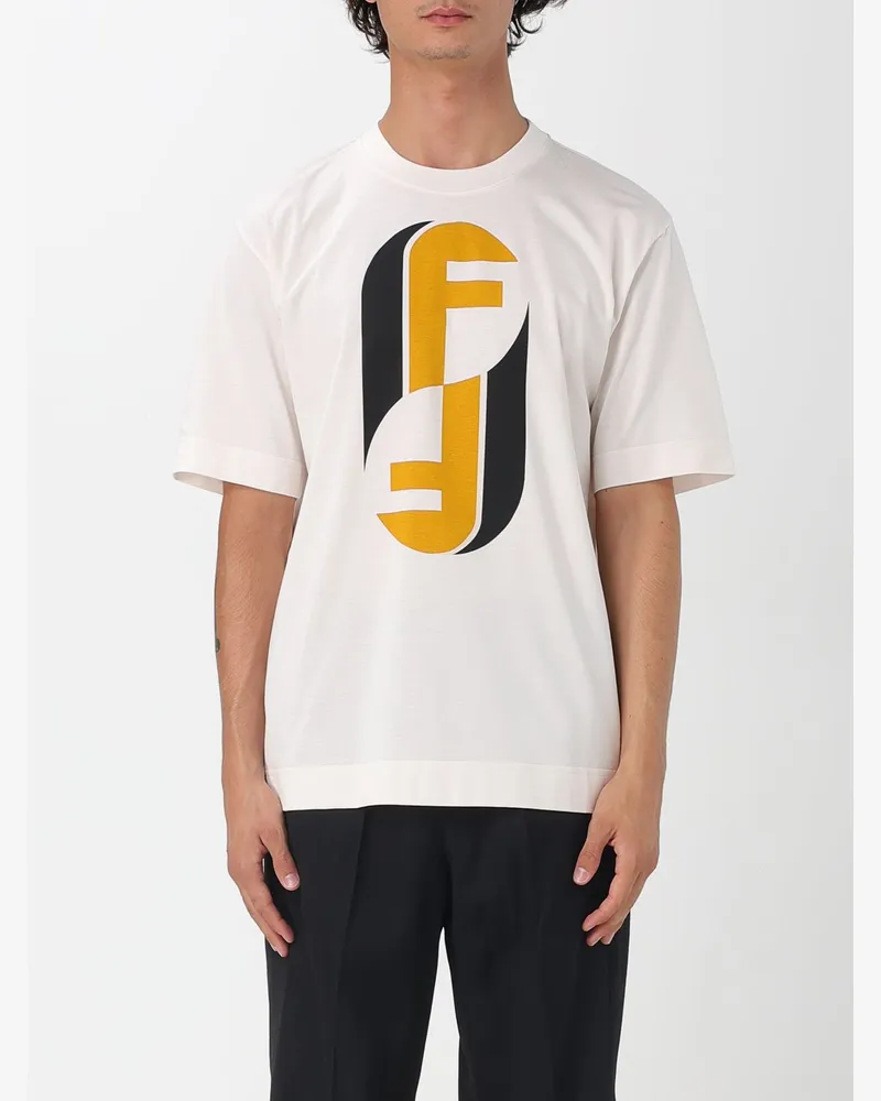 Fendi T-shirt herren Weiß
