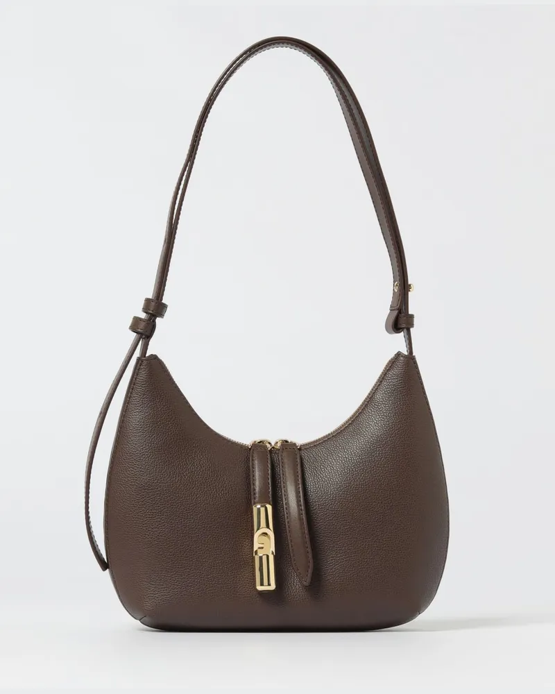 Furla Schultertasche damen Braun
