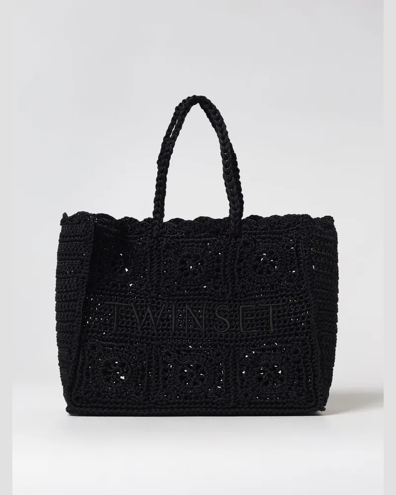 Twin-Set Schultertasche damen Schwarz