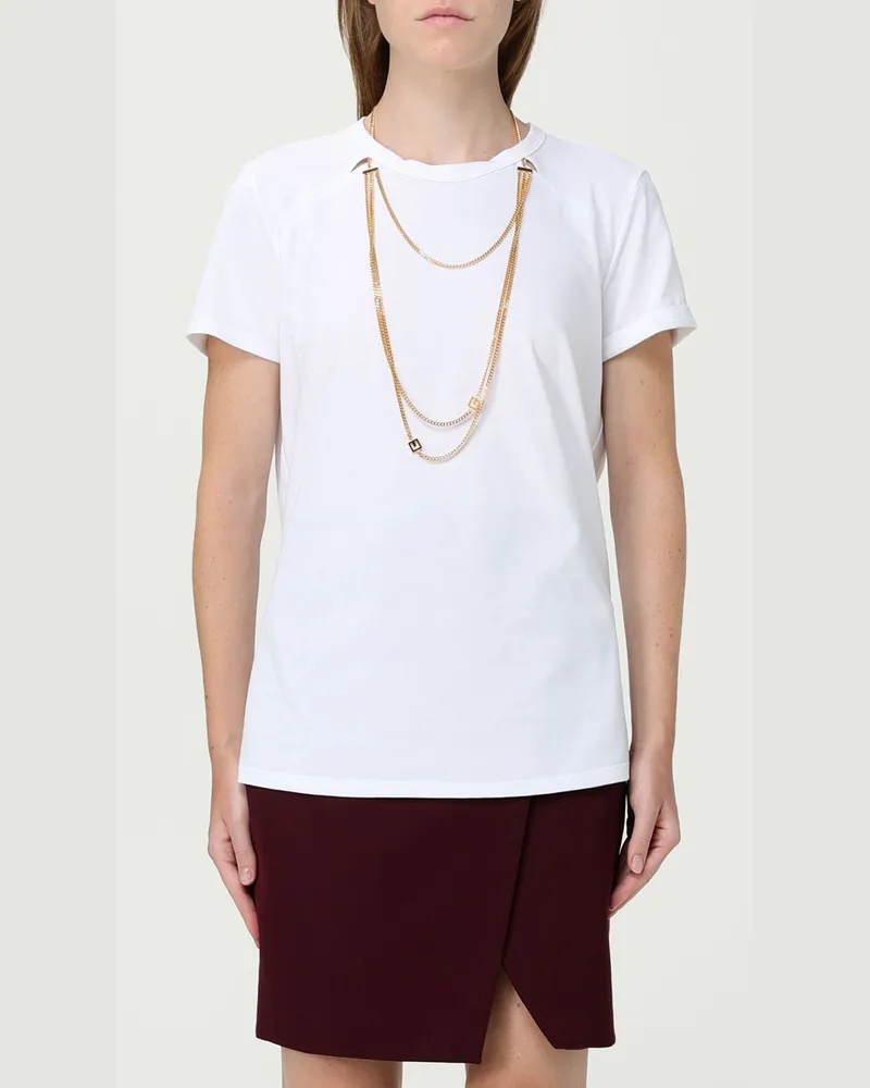 Elisabetta Franchi T-shirt damen Weiß