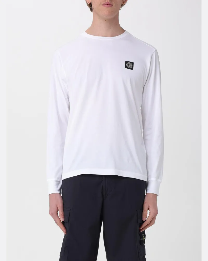 Stone Island T-shirt herren Weiß