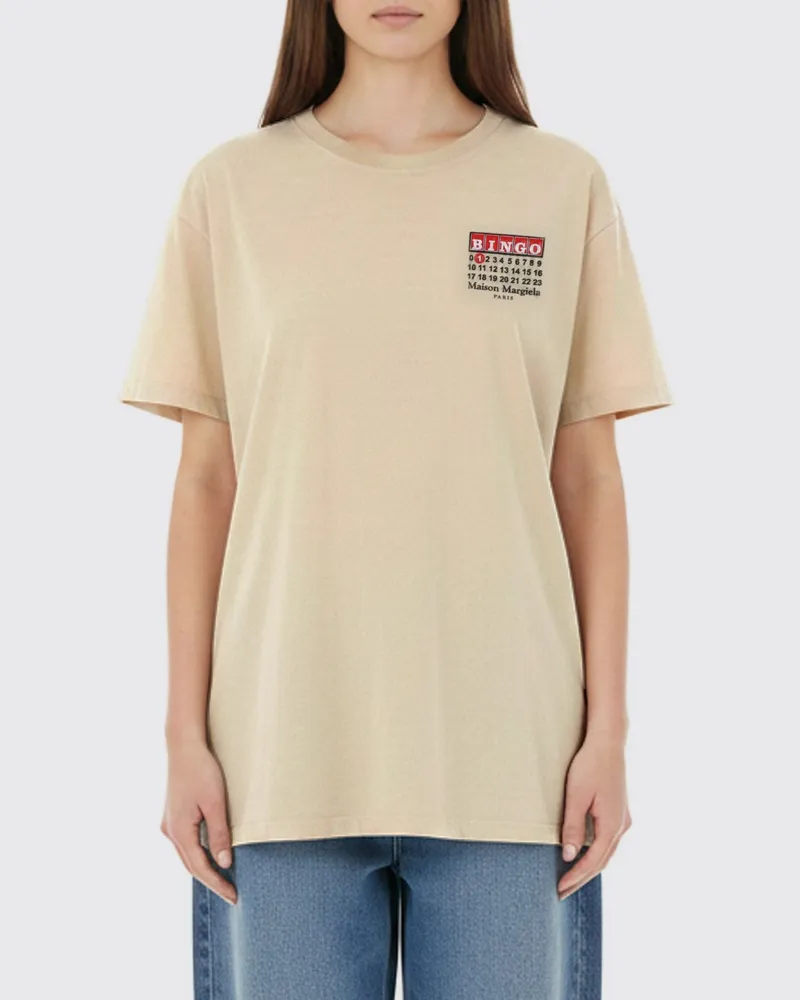 Maison Margiela T-shirt damen Beige