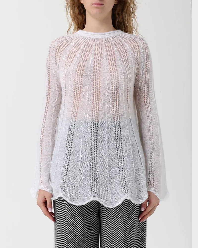 forte_forte Pullover damen Weiß