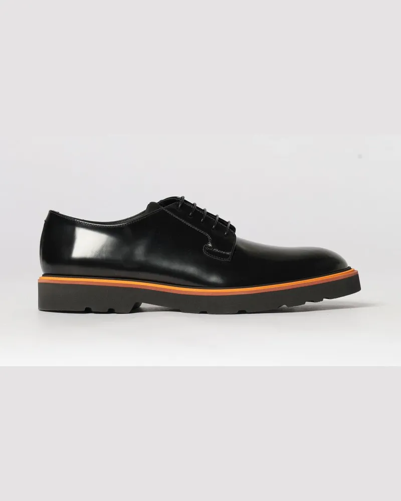 Paul Smith Derby aus gebürstetem Leder Schwarz