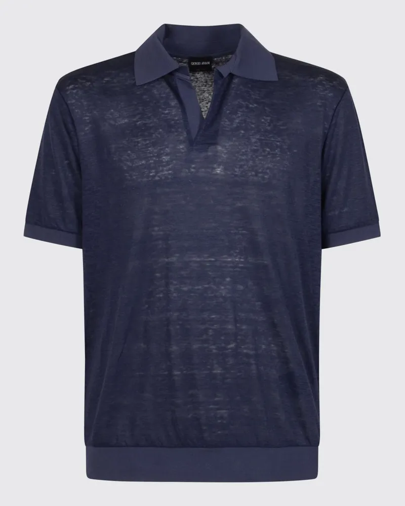 Giorgio Armani Polo herren Blau