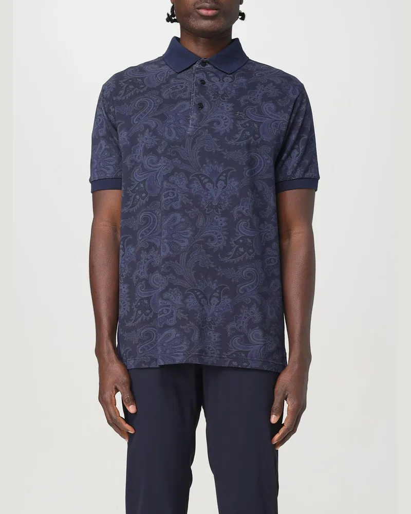 Etro Polo herren Blau