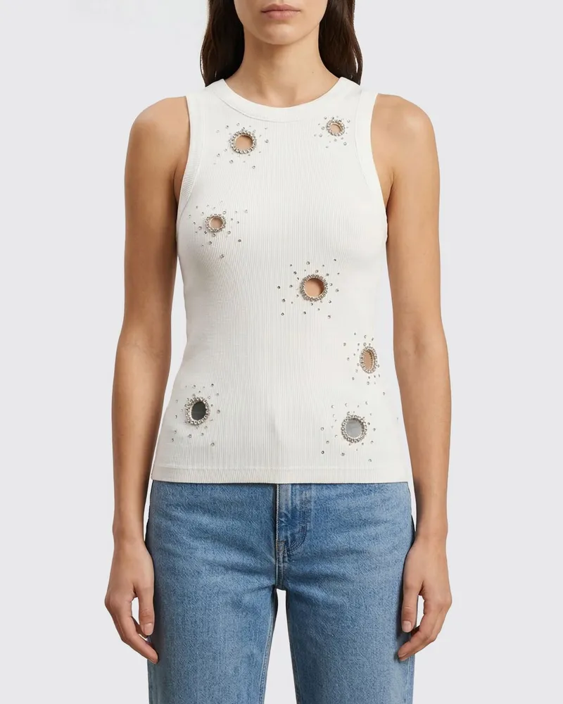 Des Phemmes Top damen Weiß