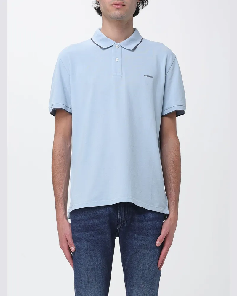 Woolrich Polo herren Hellblau