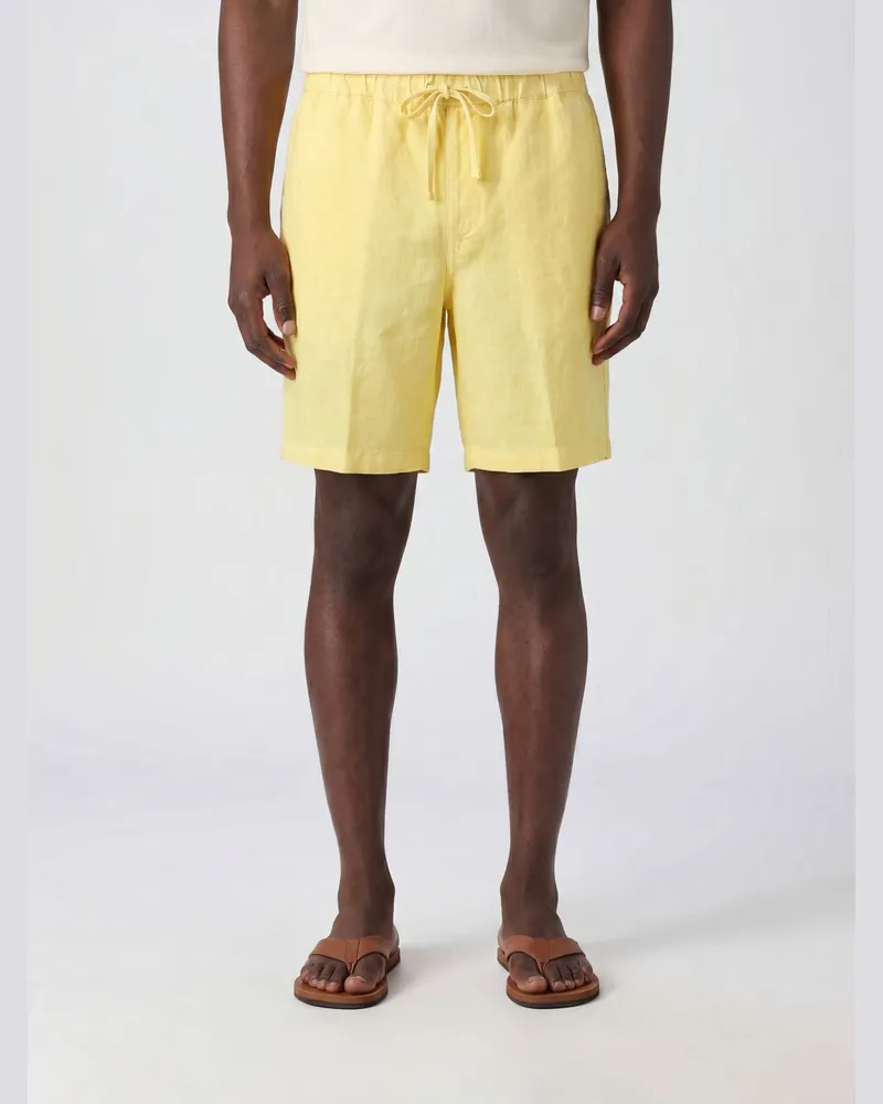 120% Lino Shorts herren Gelb