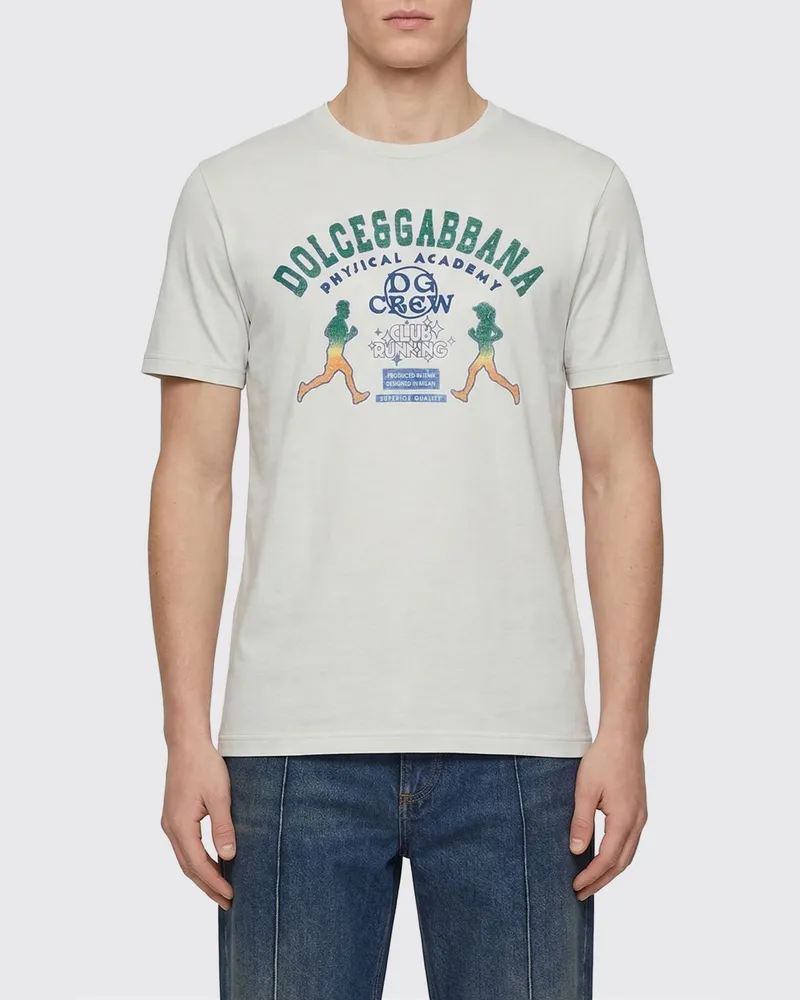 Dolce & Gabbana T-shirt herren Dolce & Gabbana Grau