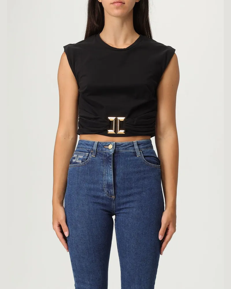 Elisabetta Franchi T-shirt damen Schwarz