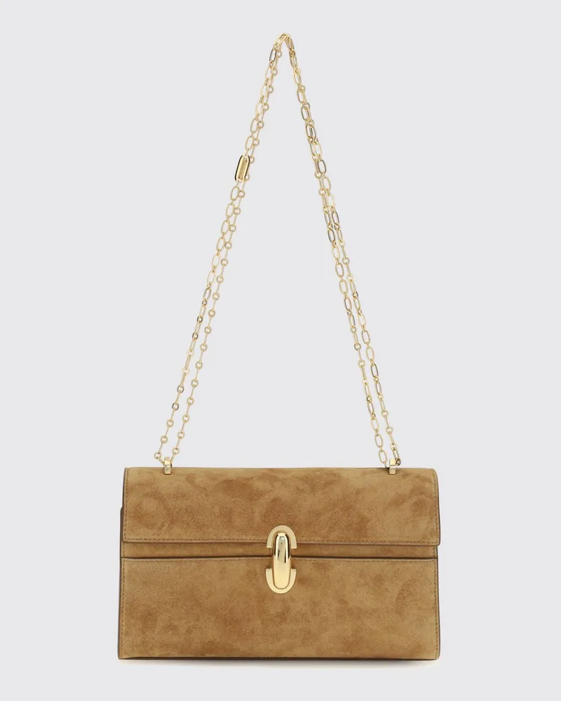 SAVETTE Schultertasche damen Braun