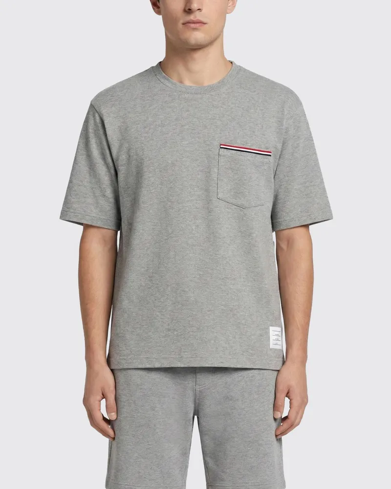 Thom Browne T-shirt herren Grau