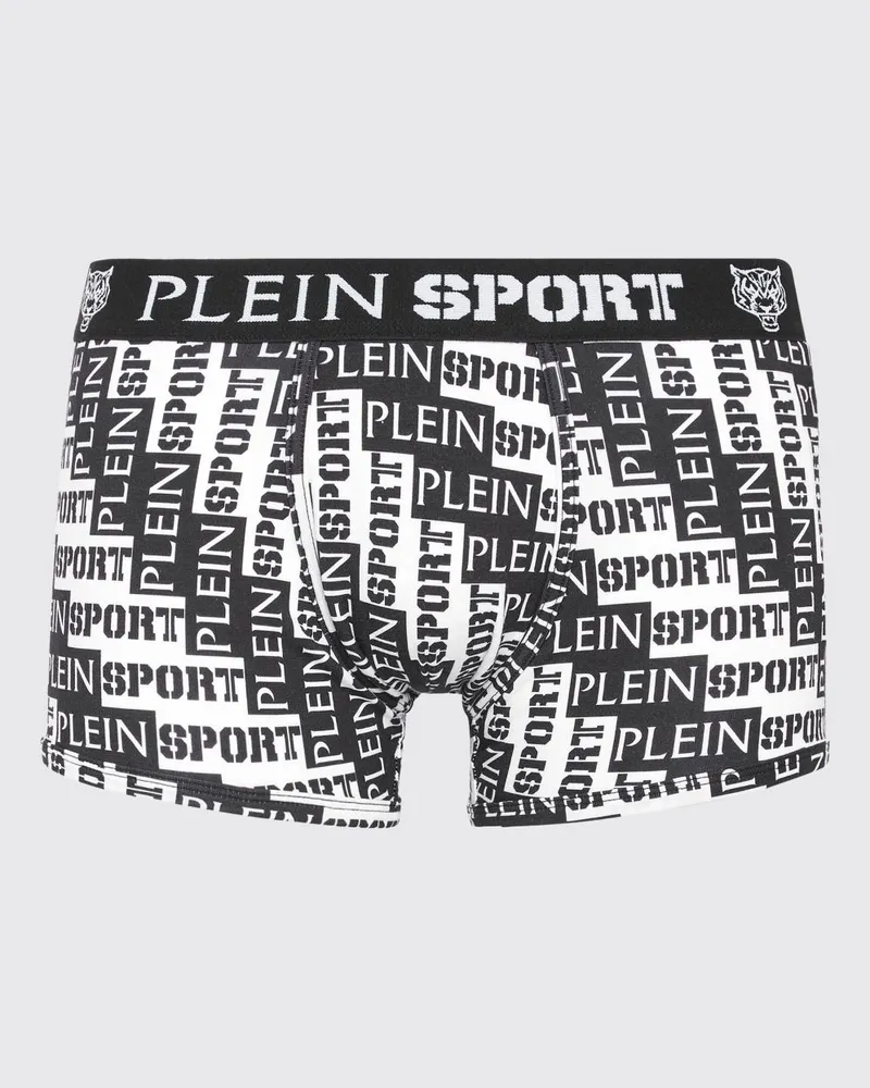 Philipp Plein Boxershorts aus Stretch-Baumwollmischung mit Schriftzug-Print Philipp Plein Weiß