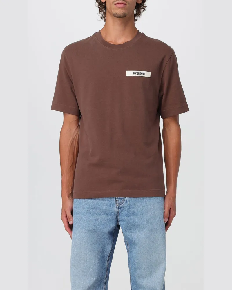 Jacquemus T-shirt herren Braun