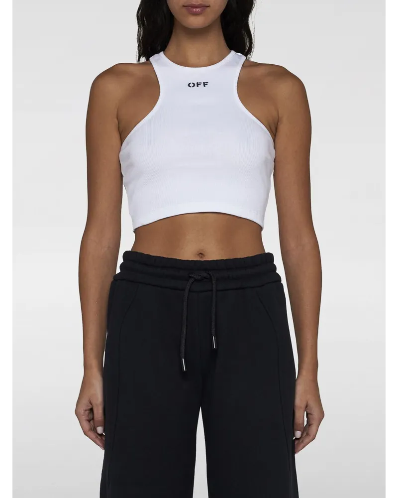 OFF-WHITE Top Weiß