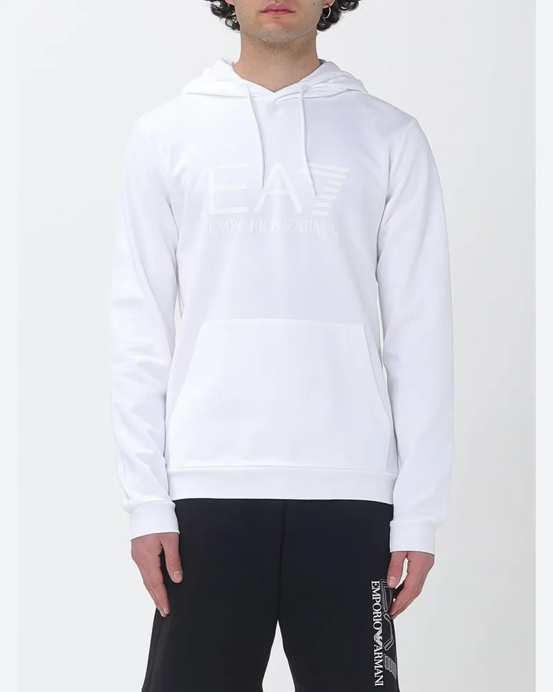 EA7 Sweatshirt herren Weiss