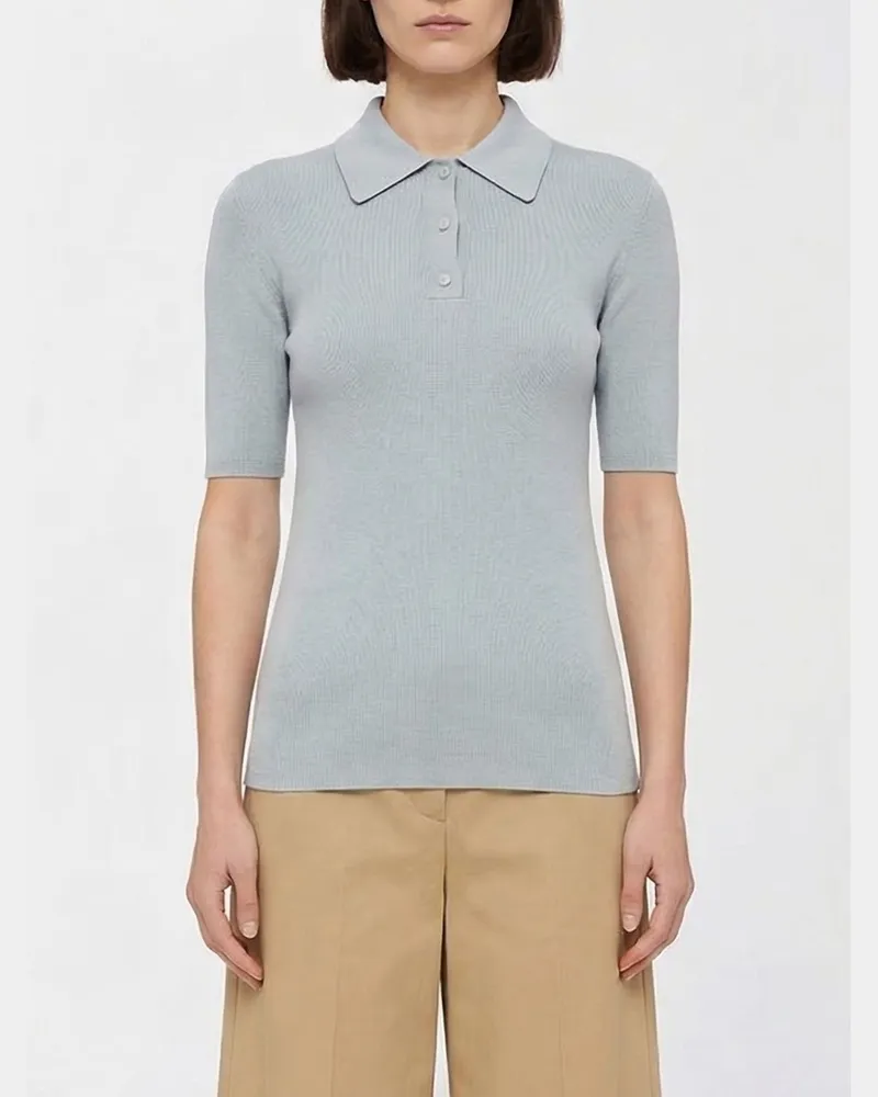 Jil Sander Polo damen Himmelblau