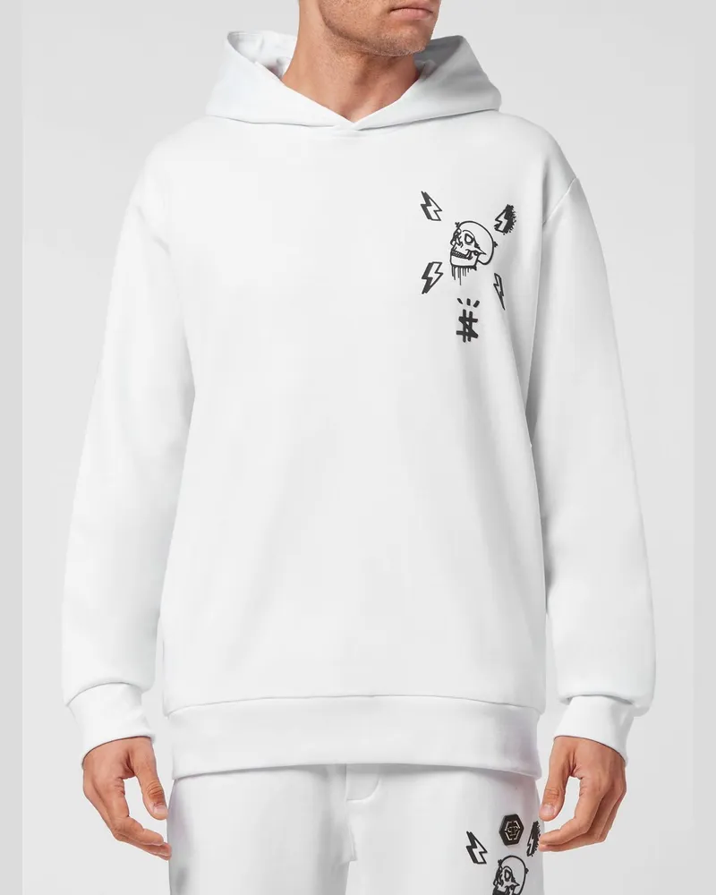 Philipp Plein Sweatshirt herren Weiß