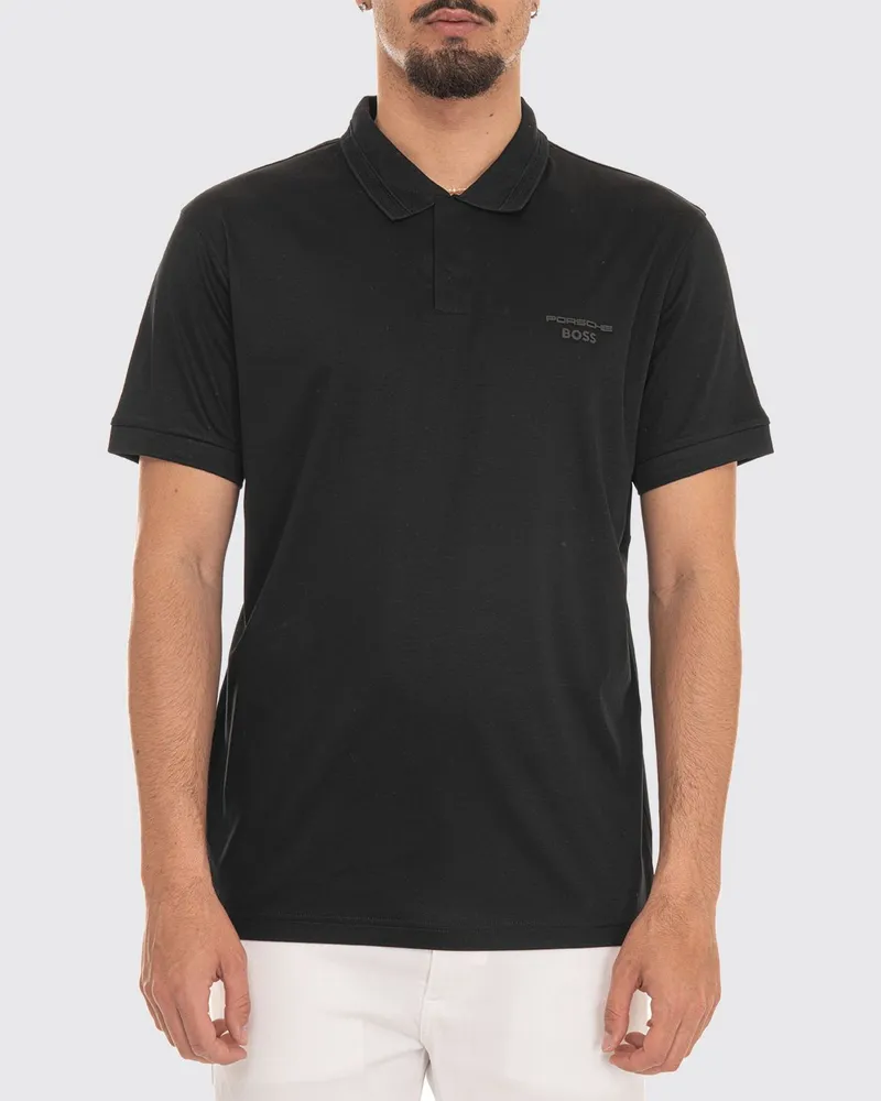 HUGO BOSS Polo herren Schwarz