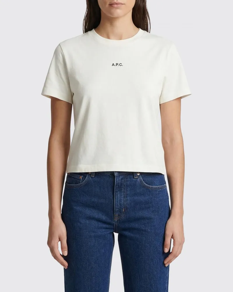 A.P.C. T-shirt damen Weiß