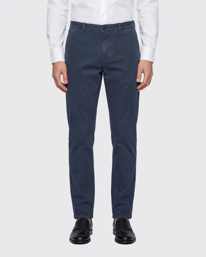 PT TORINO Stretch-Baumwoll-Chino Blau