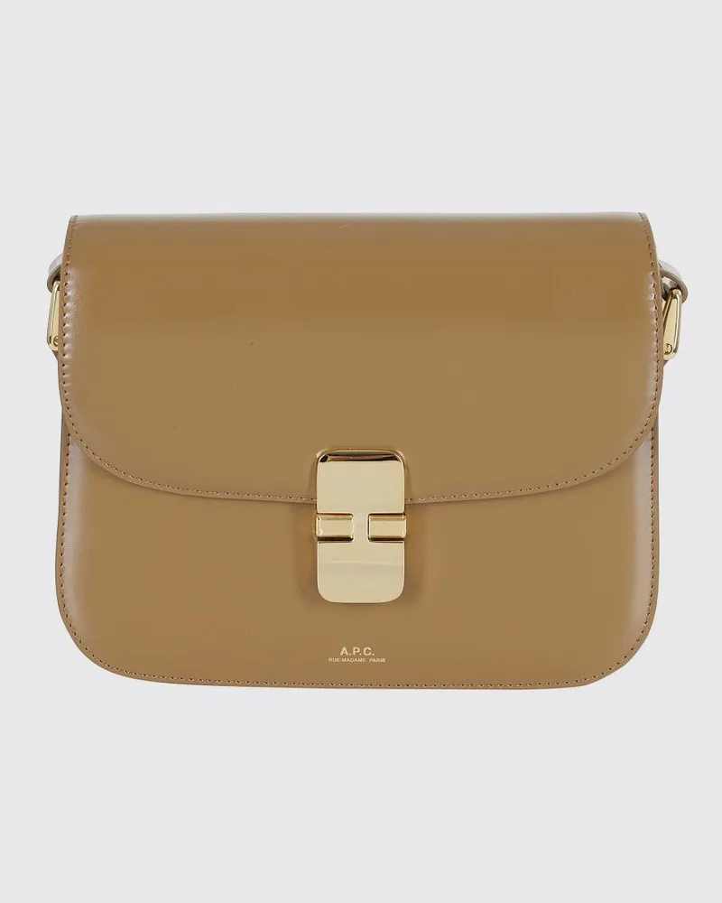 A.P.C. Schultertasche damen Haselnuss