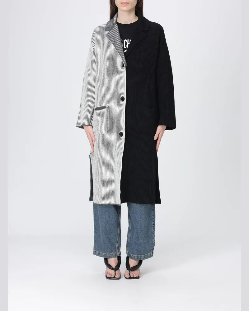 Moschino Mantel damen Schwarz