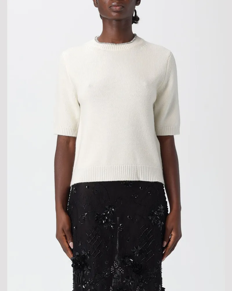 Semicouture Pullover damen Weiß
