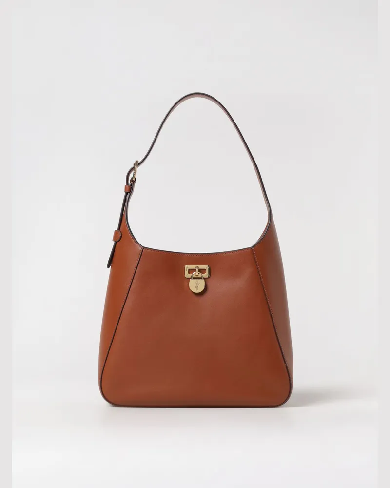 Ralph Lauren Schultertasche damen Leder