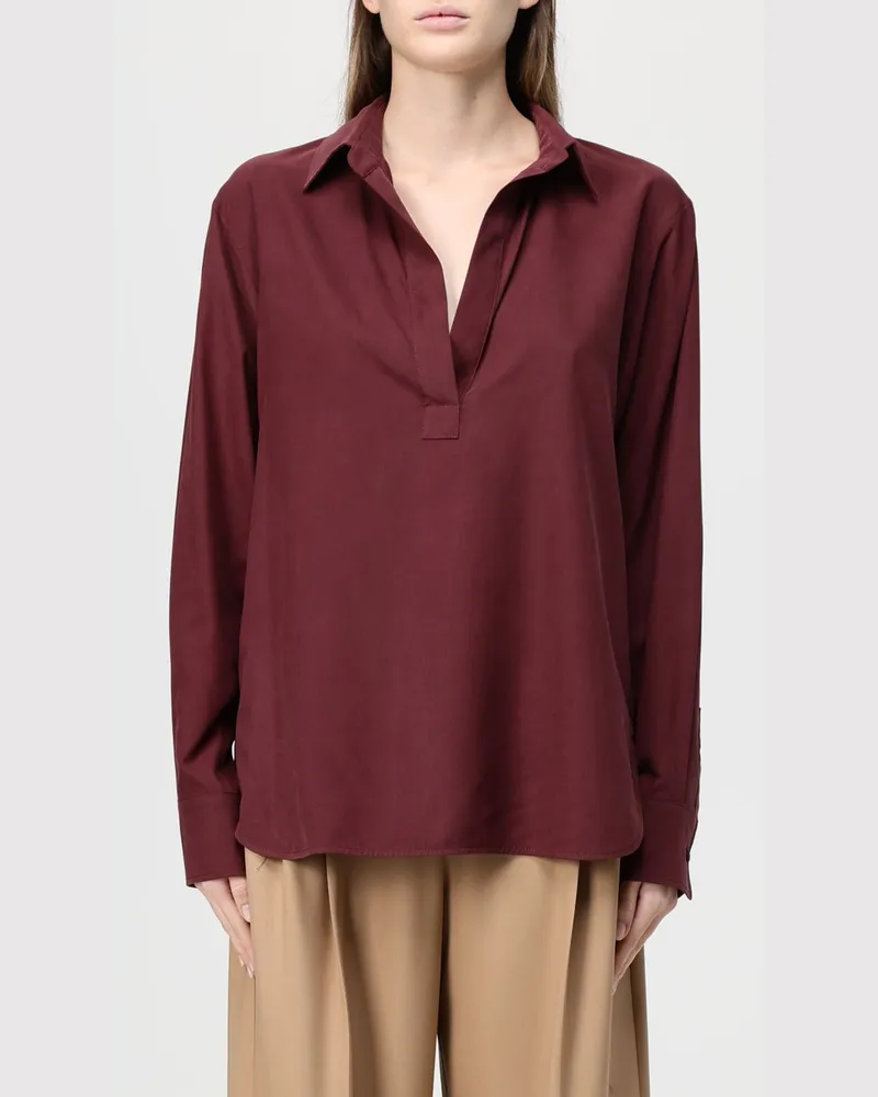 Max Mara Hemdbluse damen Rot
