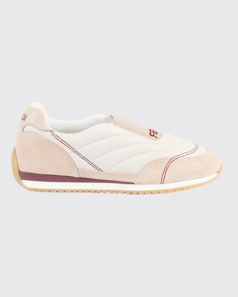Fendi Gesteppte Ledersneaker Bunt