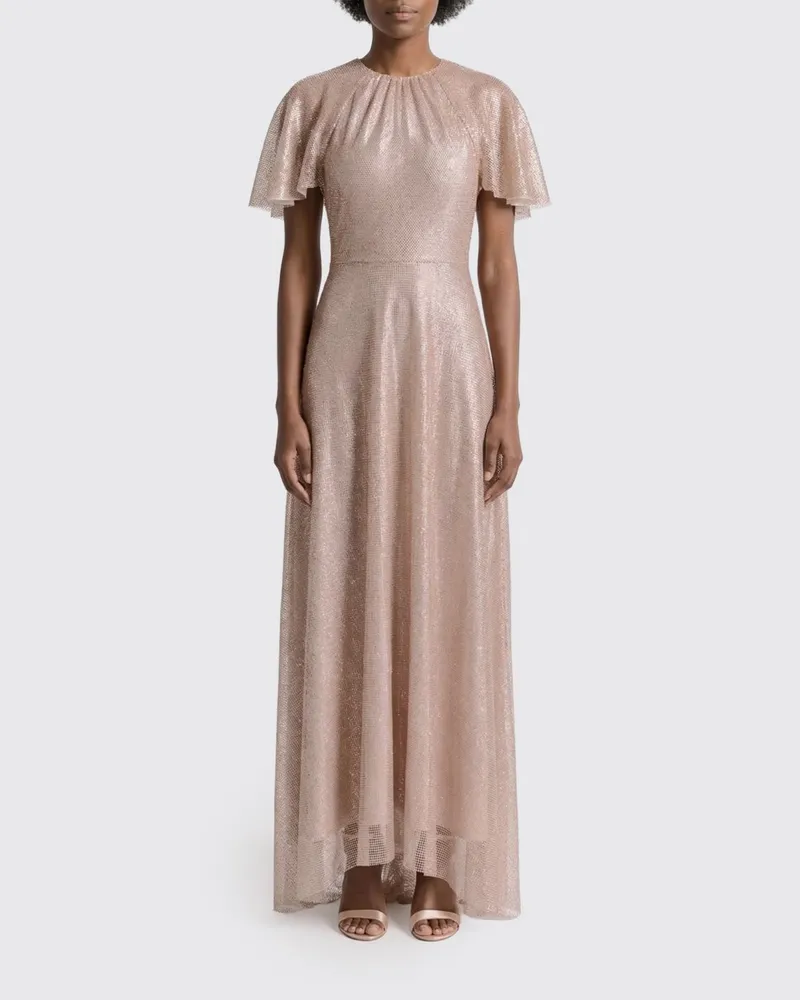 Alberta Ferretti Kleid damen Puder