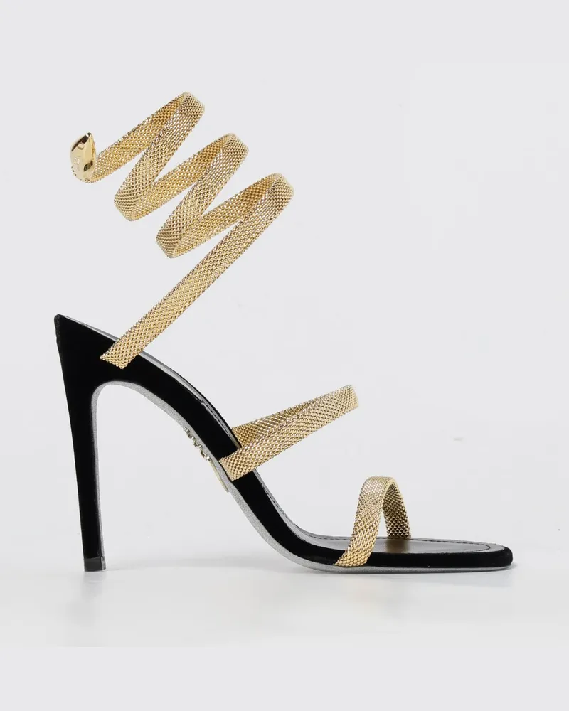 René Caovilla Sandalen mit absatz damen Schwarz