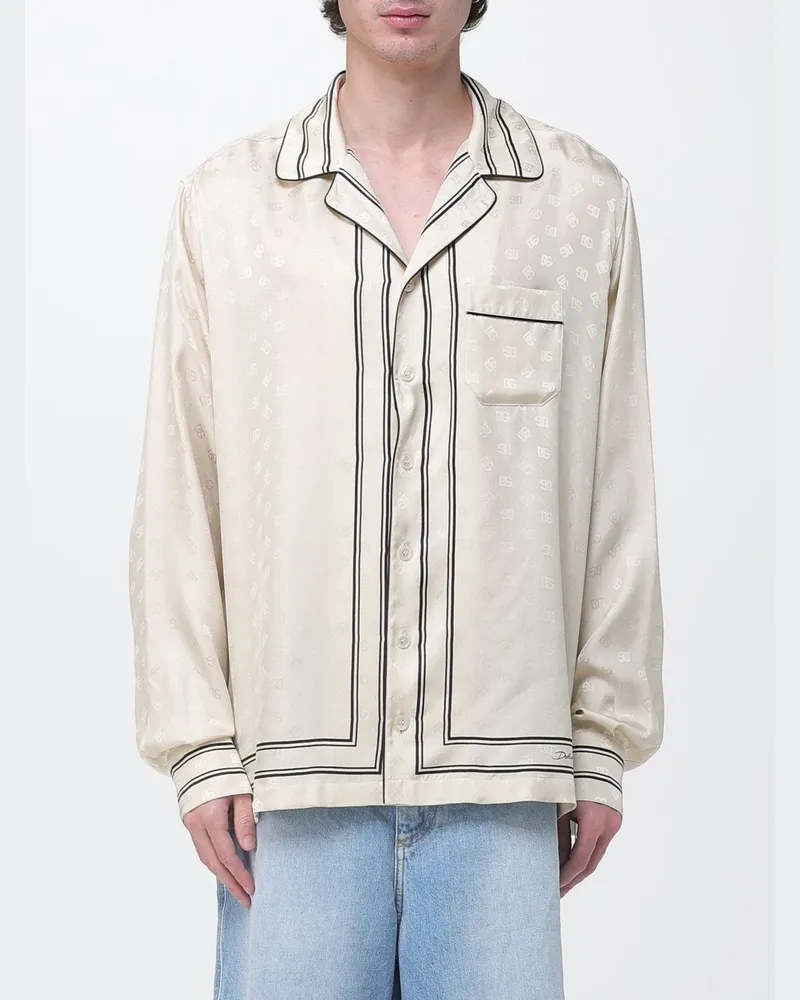 Dolce & Gabbana Hemd herren Dolce & Gabbana Beige