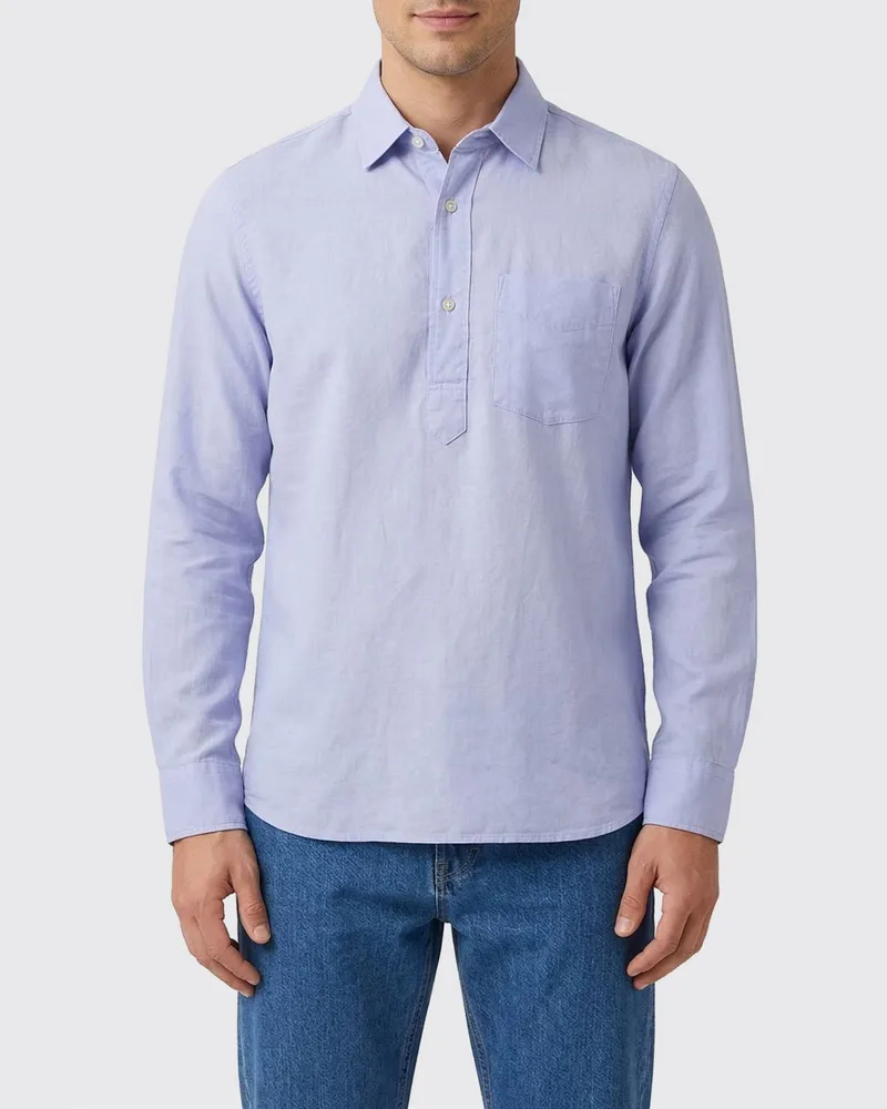 ASPESI Hemd herren Blau