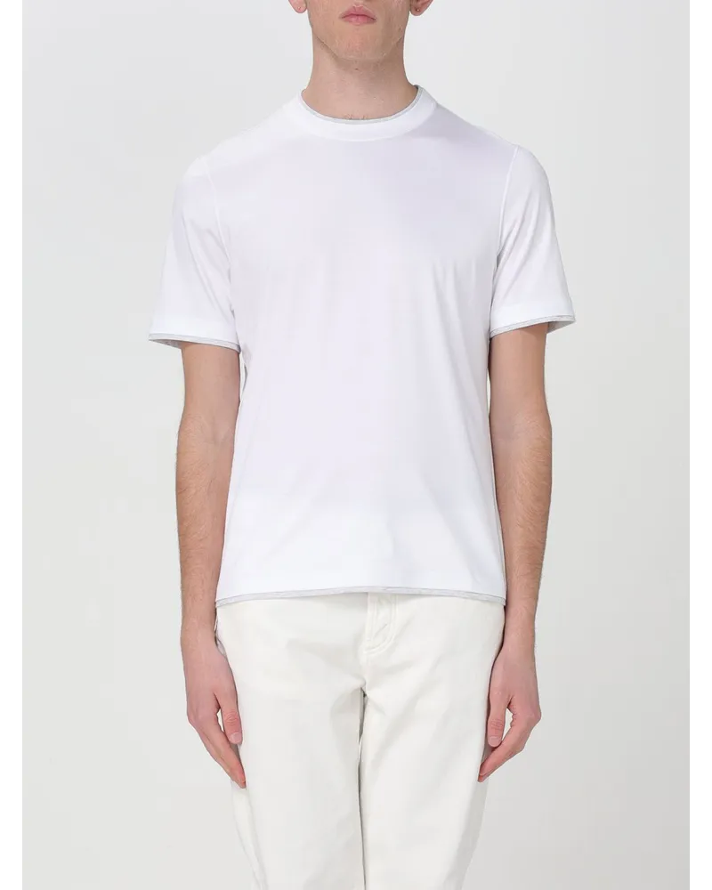Brunello Cucinelli T-shirt herren Weiß