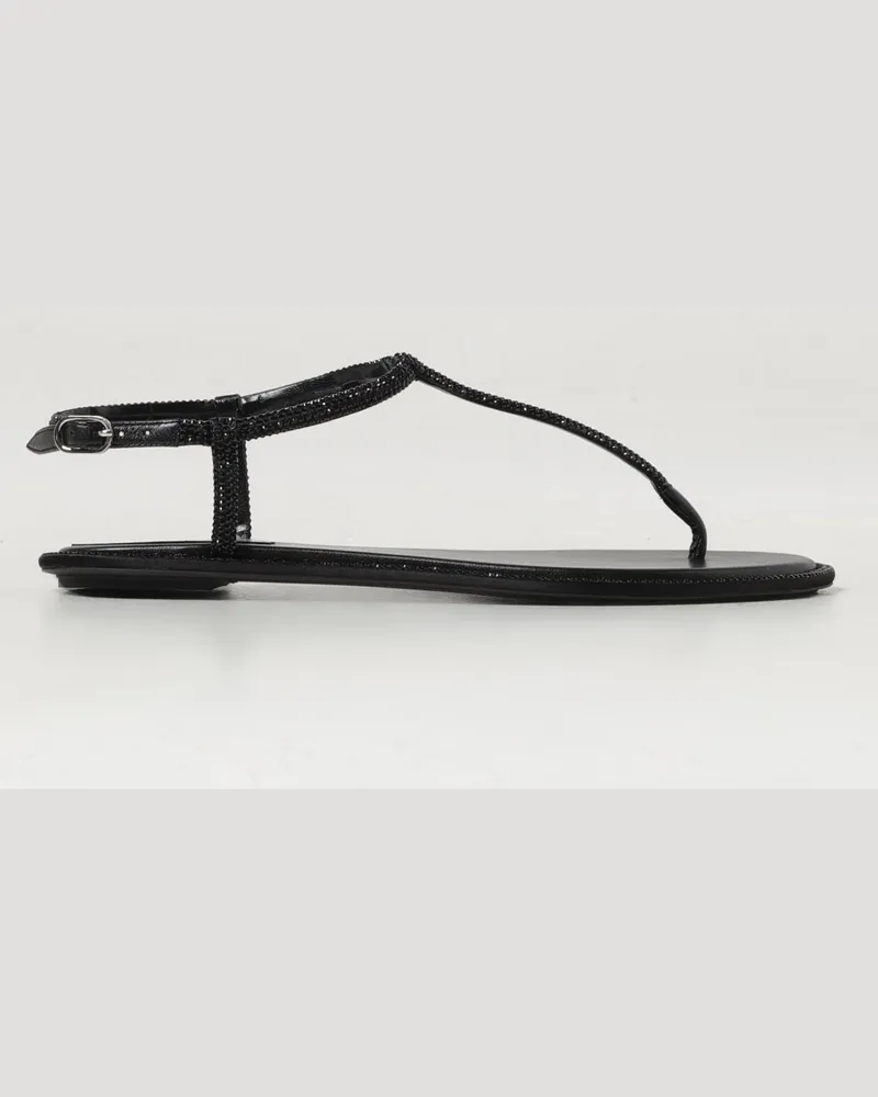René Caovilla Flache sandalen damen Schwarz